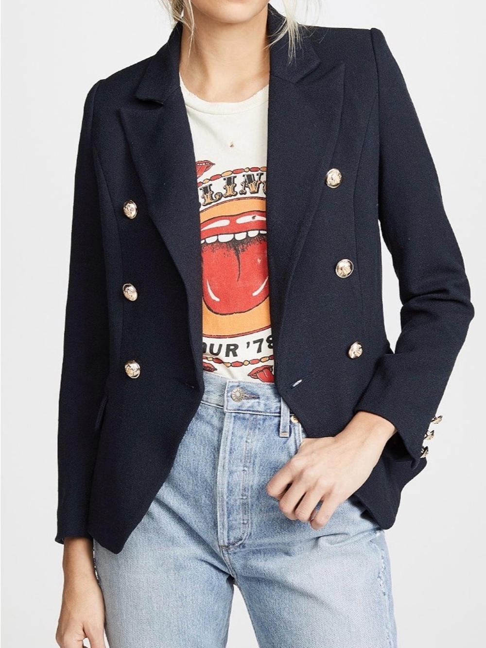 Lioness Palermo Blazer Navy Size Small